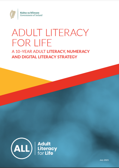 Adult Literacy For Life Strategy image of front page